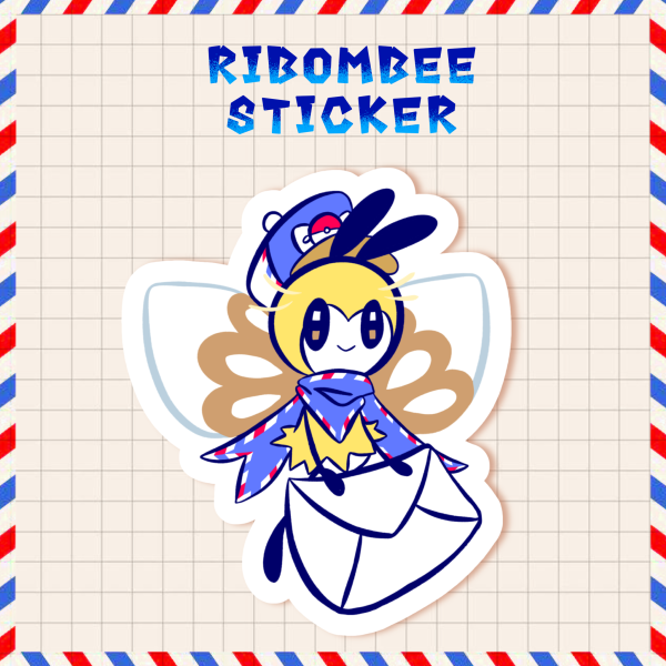 Ribombee mail sticker