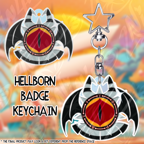 Hellborn badge Keychain (LIMITED EDITION)