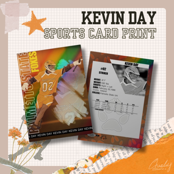 Kevin Day Holographic Sports Card Print
