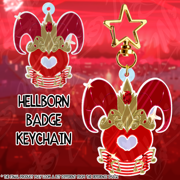 Royal Demon VIP badge Keychain (LIMITED EDITION)