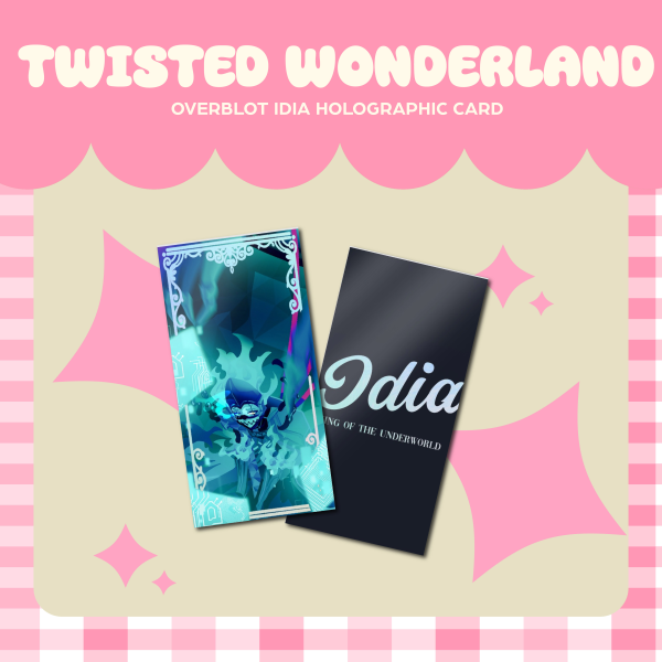 idia shroud overblot holo tarot card