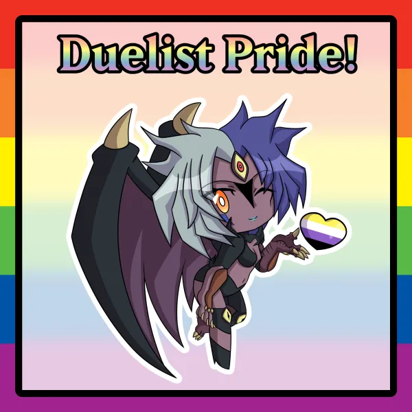 [YGO GX] Yubel Non-binary Pride Sticker