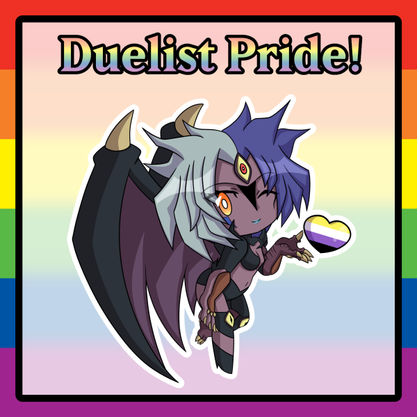 [YGO GX] Yubel Non-binary Pride Sticker
