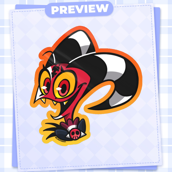 Helluva Pilot Blitz sticker
