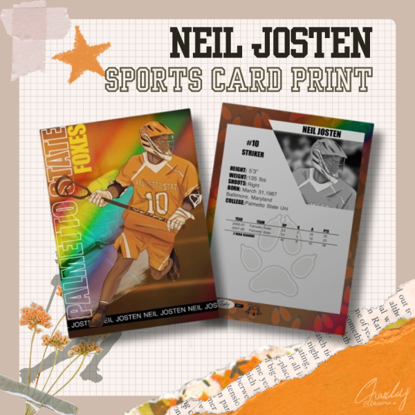 Neil Josten Holographic Sports Card Print