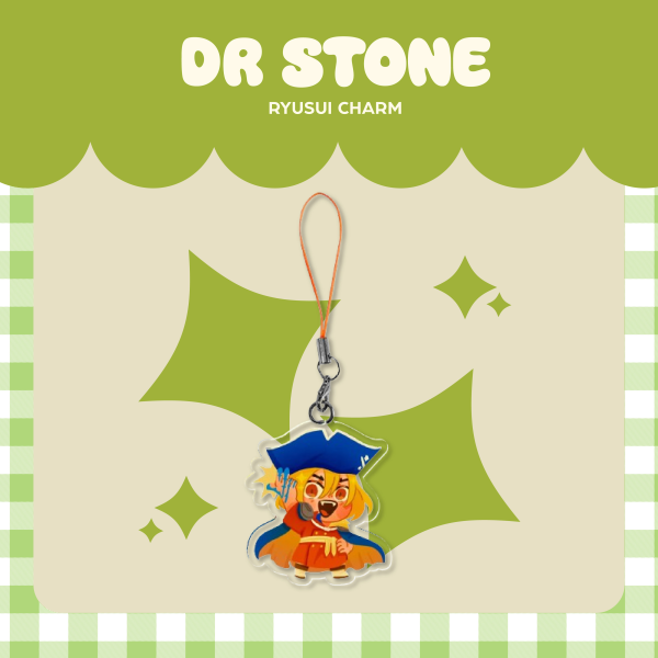 dr stone ryusui acrylic charm