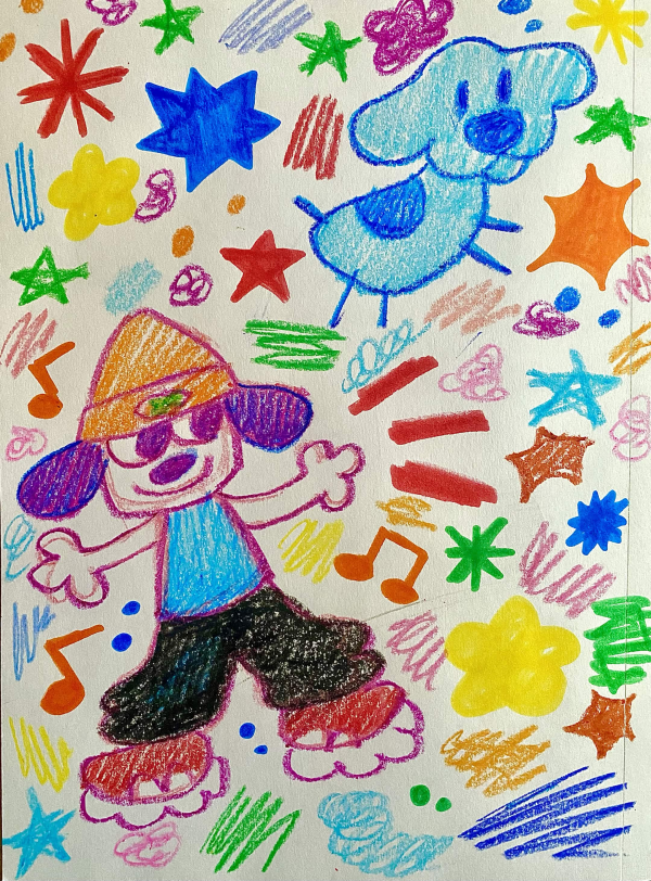 Colorful Puppy Print