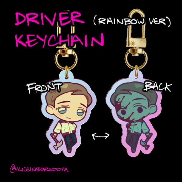 Driver Rainbow Acrylic Keychain | Drive (2011)