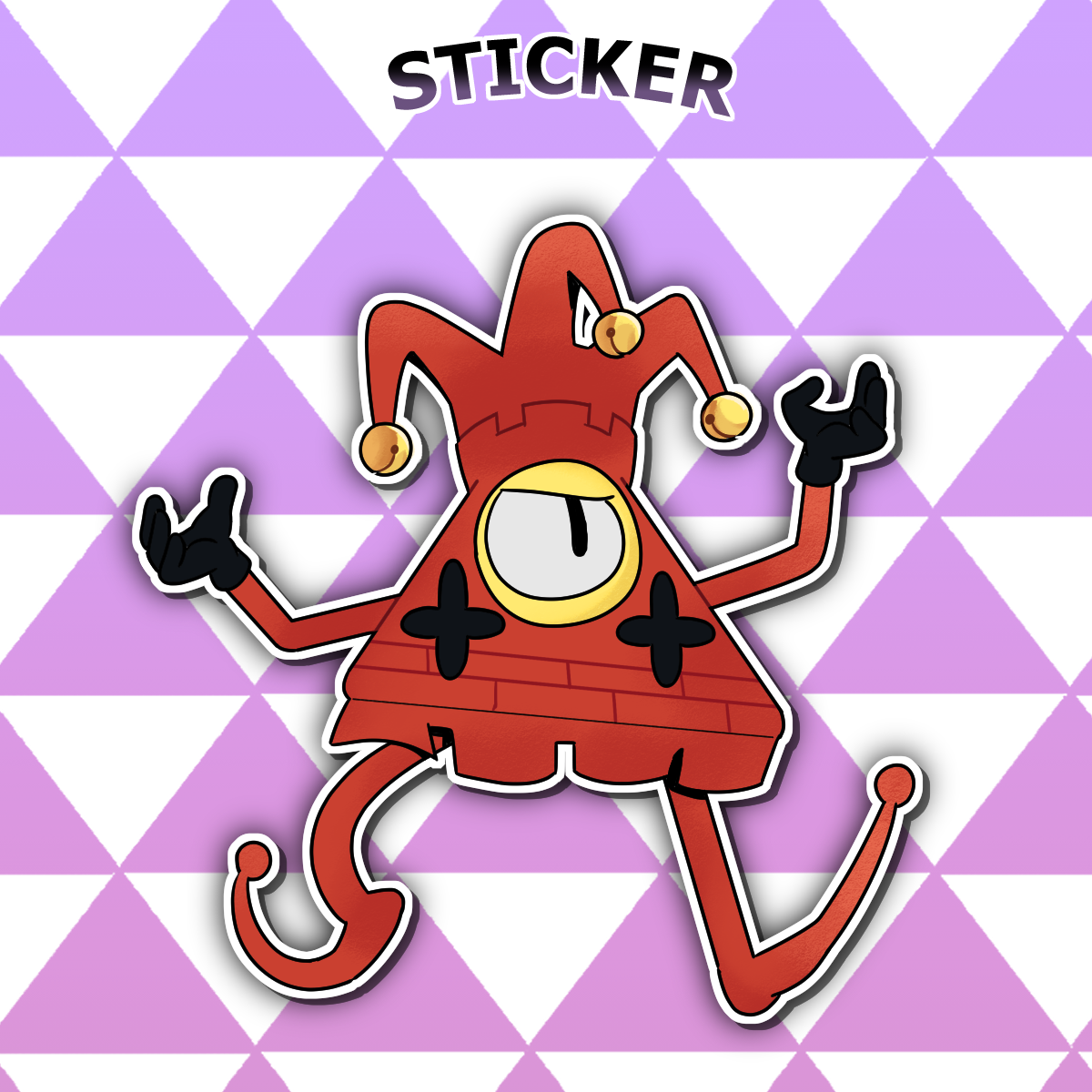 Jester Bill Sticker