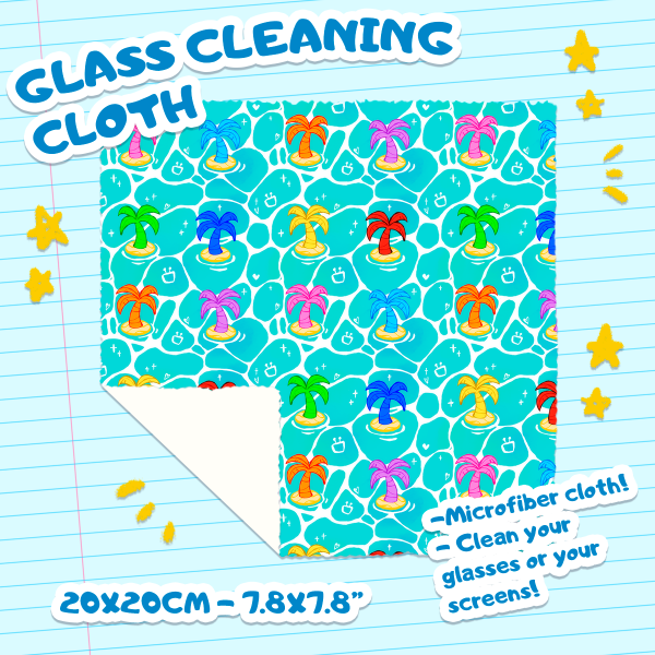 Tropic of Love Tenna Pattern - Glass Cloth [Deltarune]