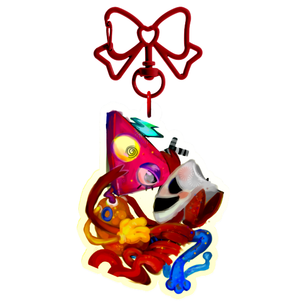 Zooble and Gangle Acrylic Keychain
