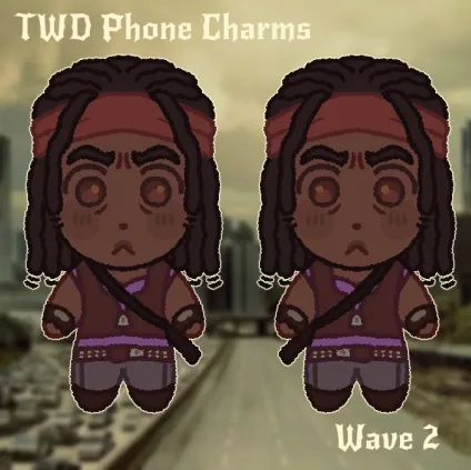 Michonne Grimes Phone Charm