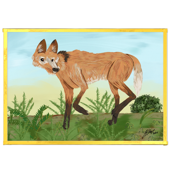 Aguara Guazu Art Board - 5.8" x8.3"(148x210mm)