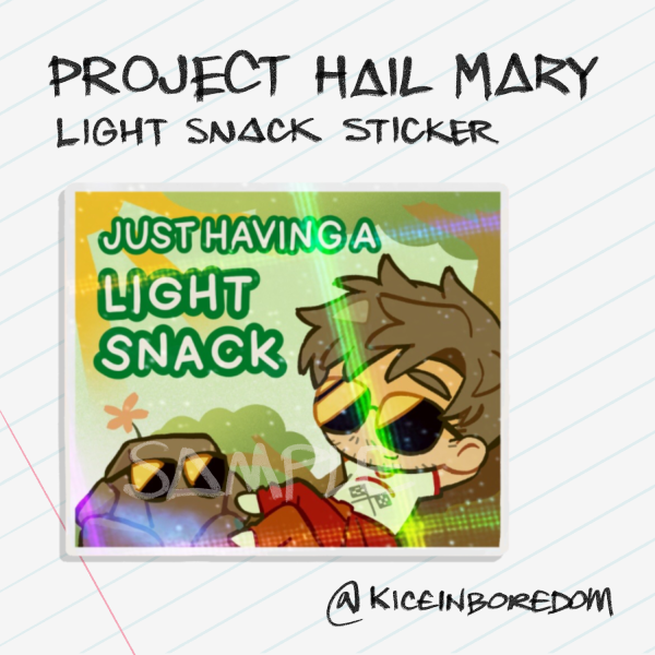 Light Snack Sticker | Project Hail Mary