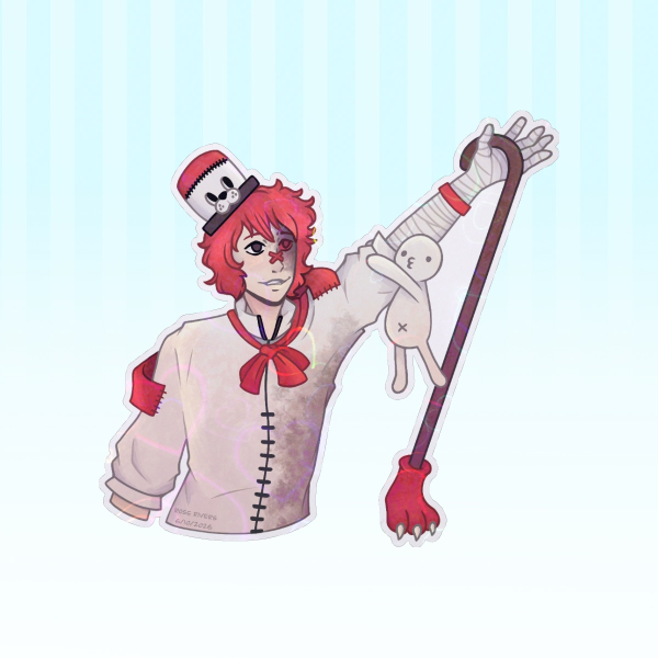 Vocaloid Collab - Fukase Holograhpic Sticker - 3 Inch