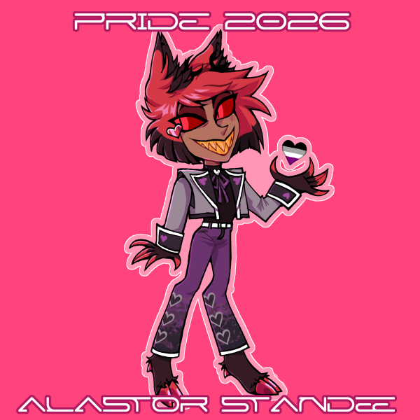 2026 PRIDE | Alastor Standee