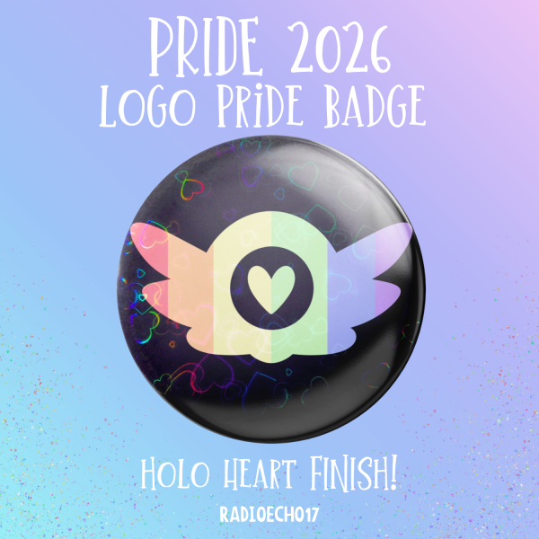 Hazbin Hotel Logo Pride Badge