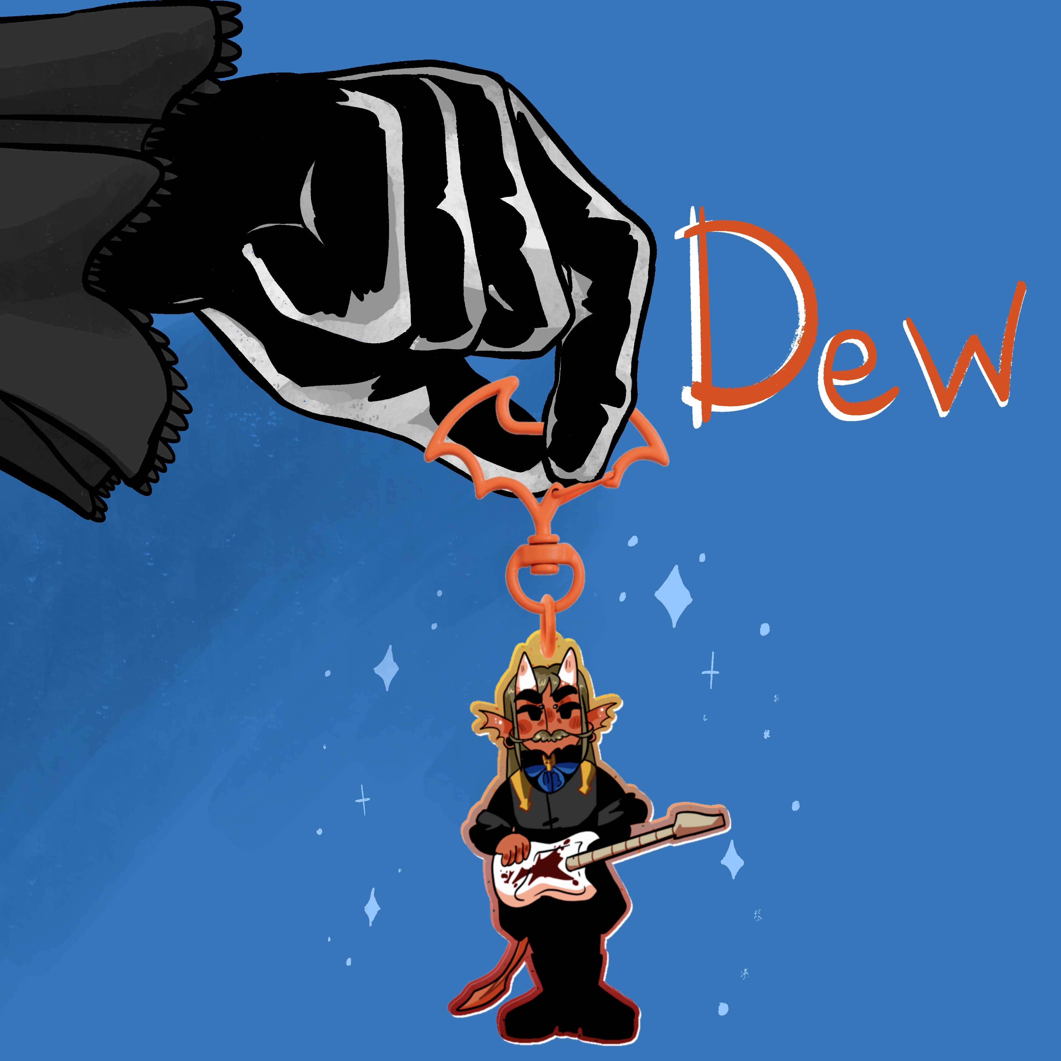 Dewdrop Acrylic Keychain