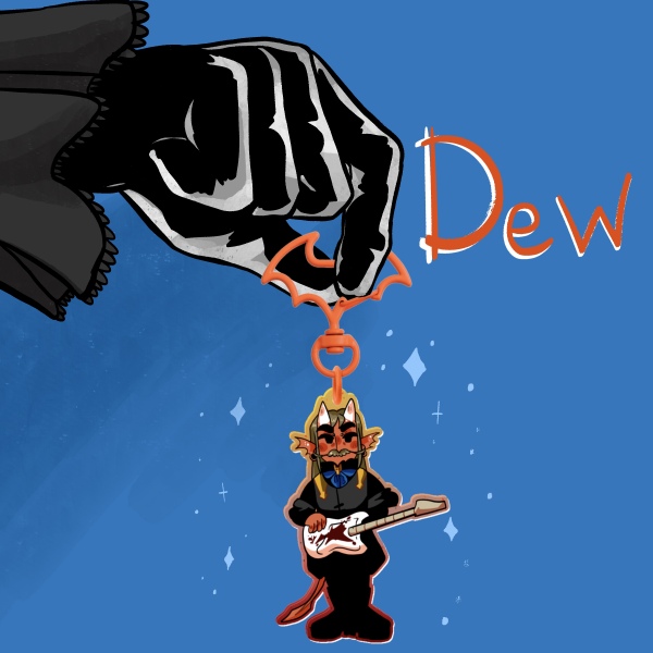 Dewdrop Acrylic Keychain