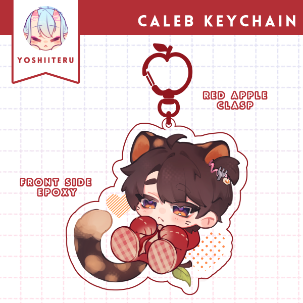 LADS | Birthday baby Caleb | Epoxy Acrylic Keychain