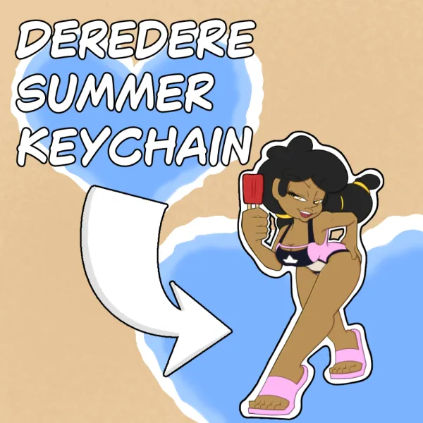 Summer Sweet Tsun | DereDere Summer Keychain