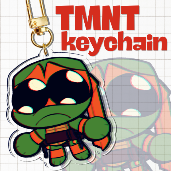 Mutant Turtles || Mikey Keychain