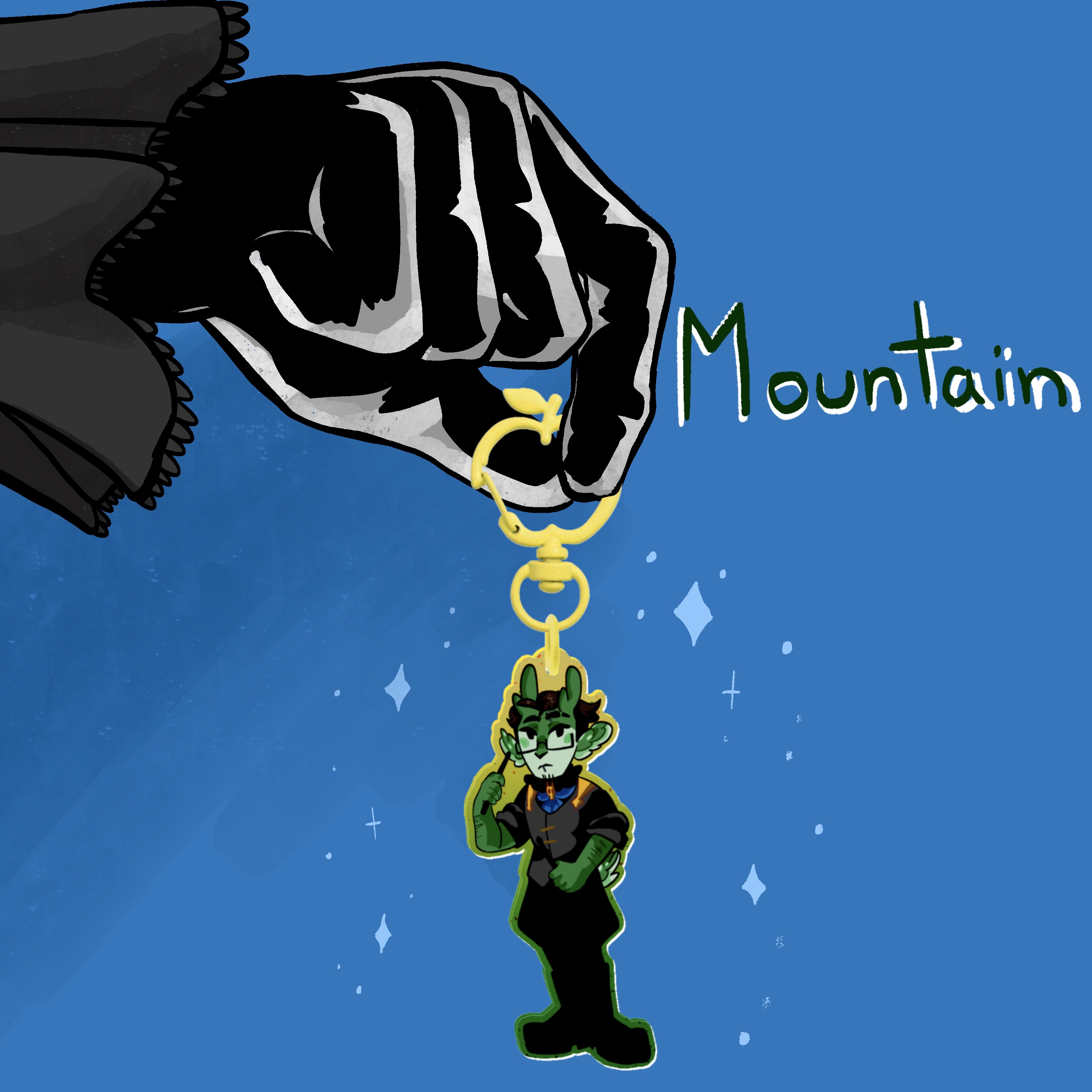Mountain Acrylic Keychain