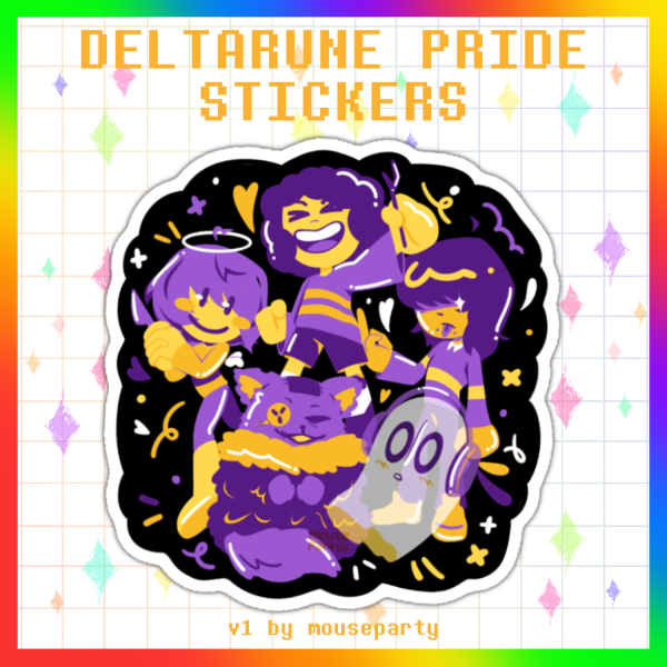 UTDR | Pride Stickers  v1 - Nonbinary Pride