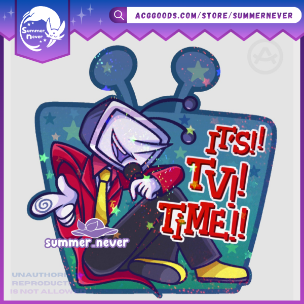 Mr Ant Tenna [Deltarune] Holographic Sticker