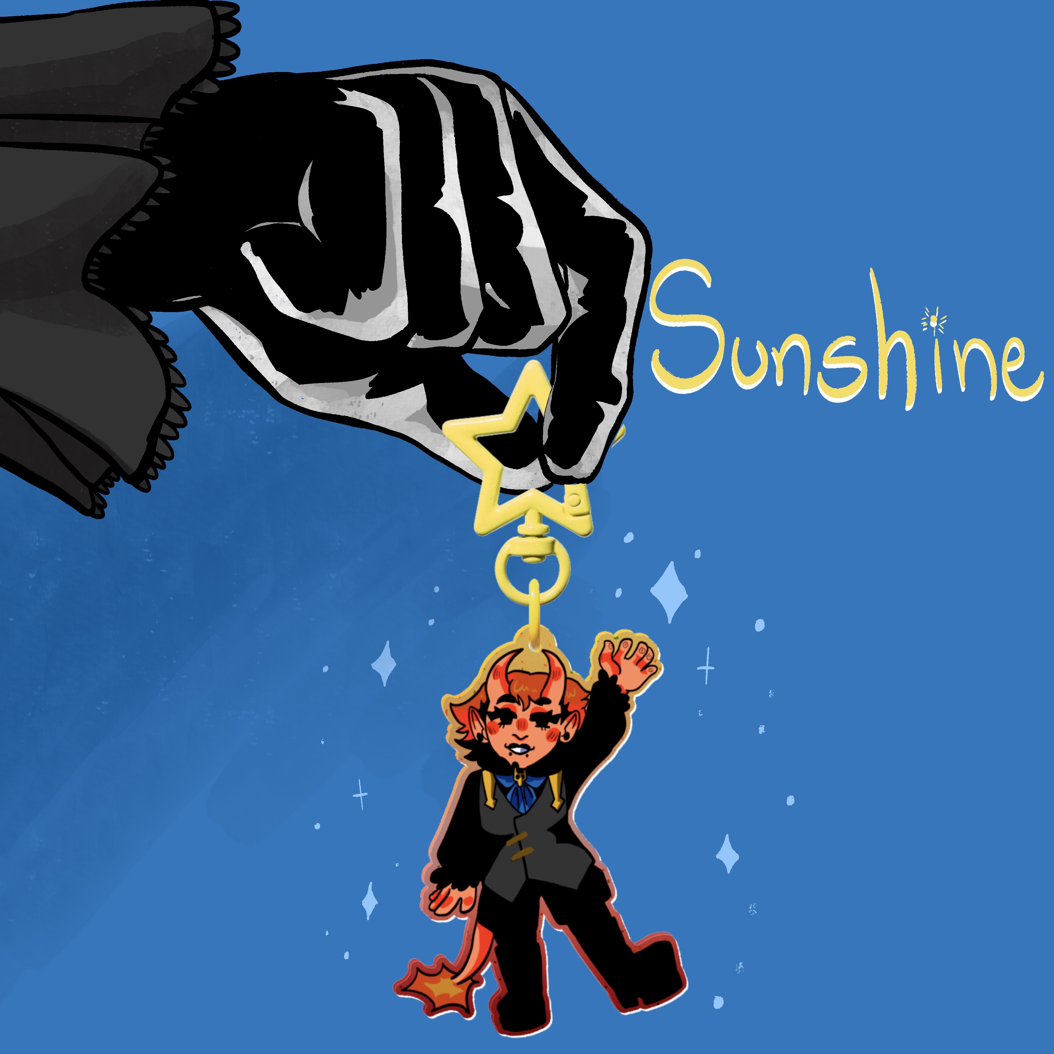 Sunshine Acrylic Keychain