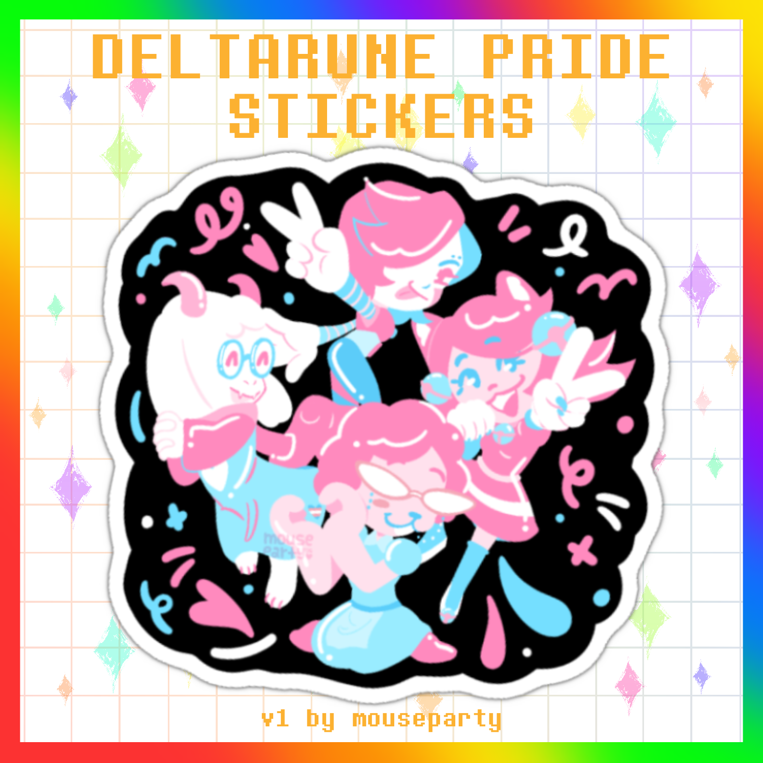 UTDR | Pride Stickers  v1 - Trans Pride