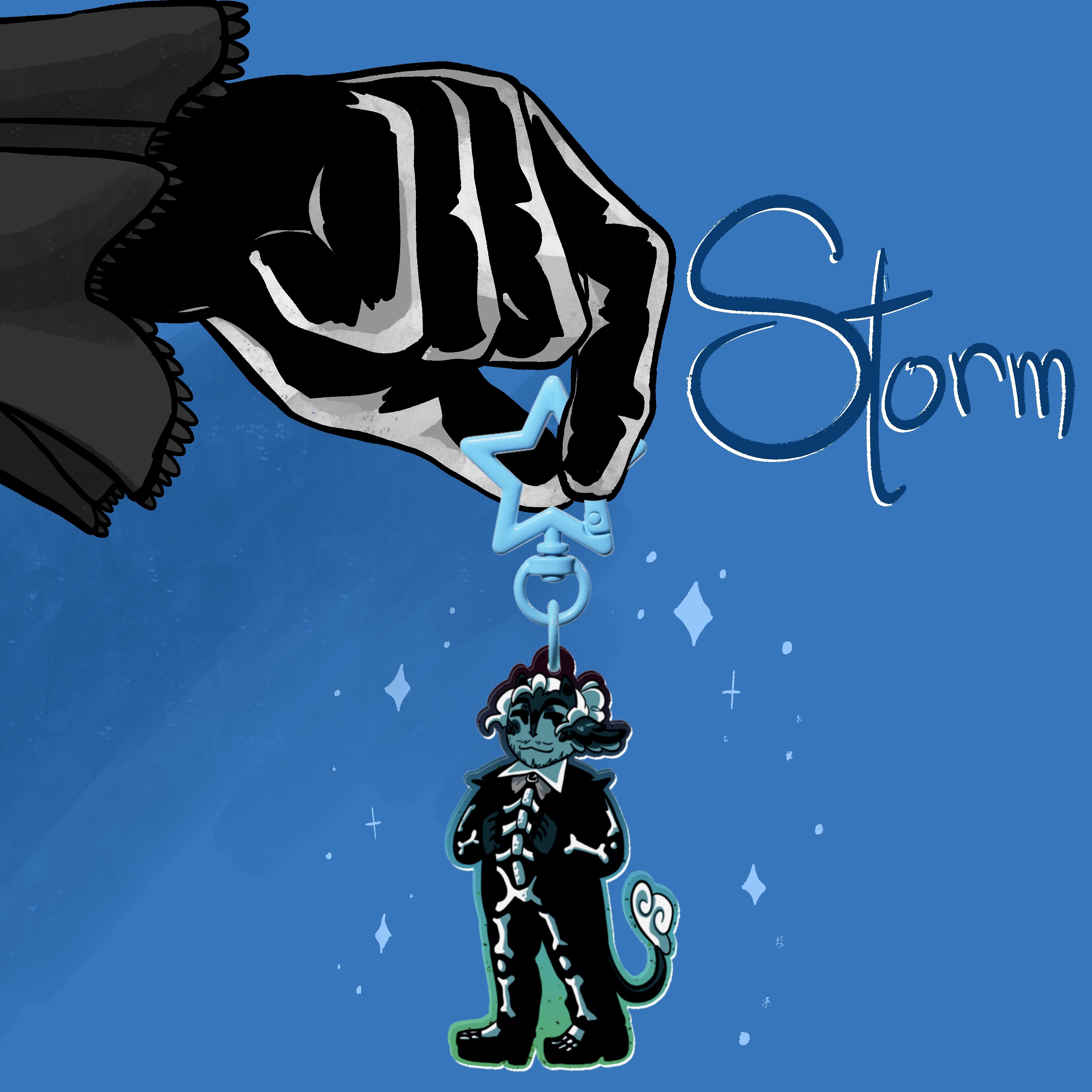 Storm Acrylic Keychain