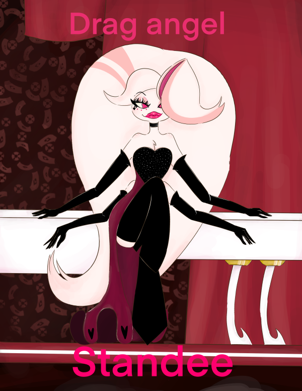 Hazbin Hotel Drag Angel dust Double Insert Acrylic Standees