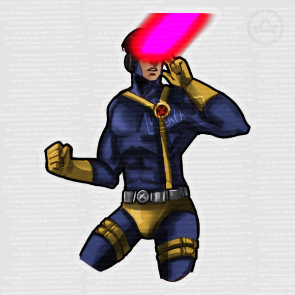 Cyclops Scott Summers X-Men Fanart Sticker (BEAM)