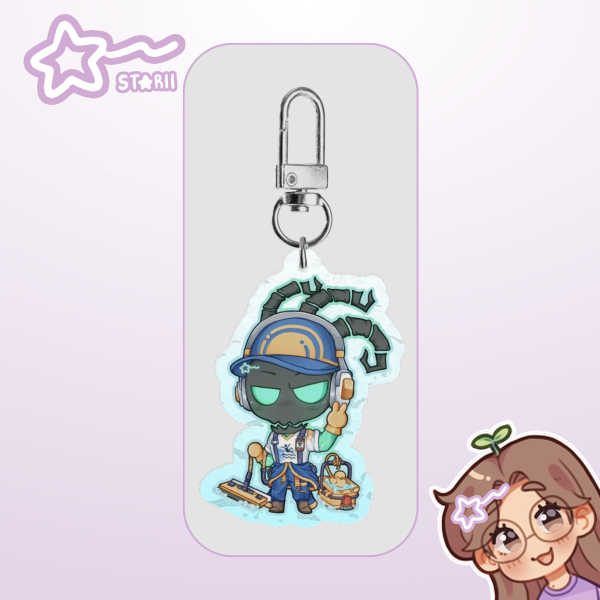 Janitor Thresh ᯓ★ Ripple Acrylic Keychain