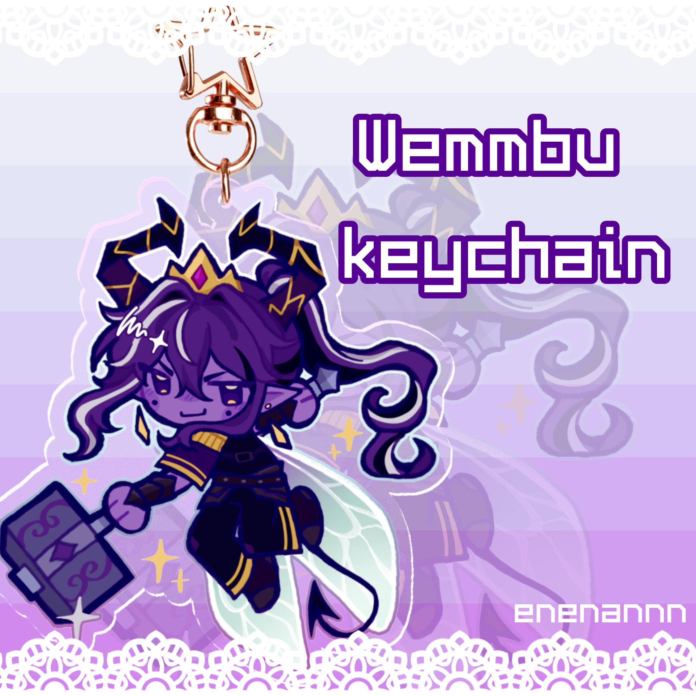 Wemmbu Acrylic Keychain