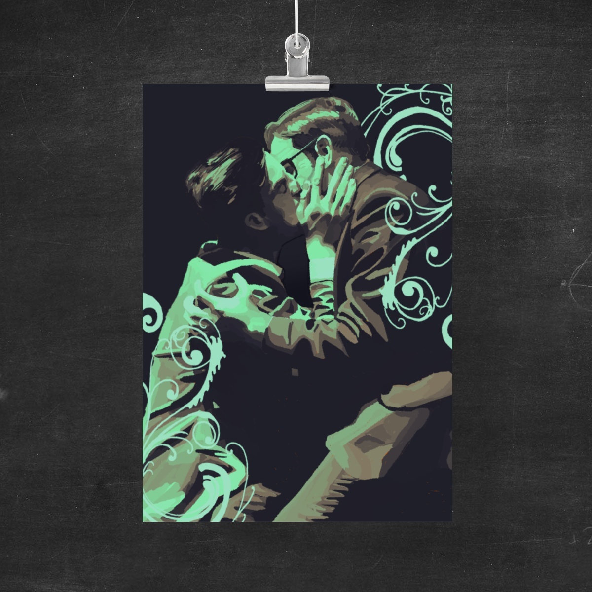Reddie kiss - A5 Print