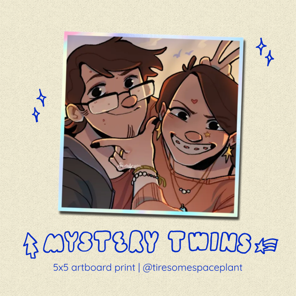 Mystery Twins (5.5 x 5.5 Art Board)