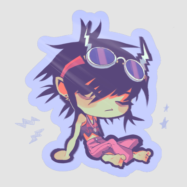 Noodle (Cracker Island Cover) Sticker
