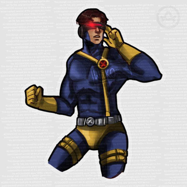 Cyclops Scott Summers X-Men Fanart Sticker