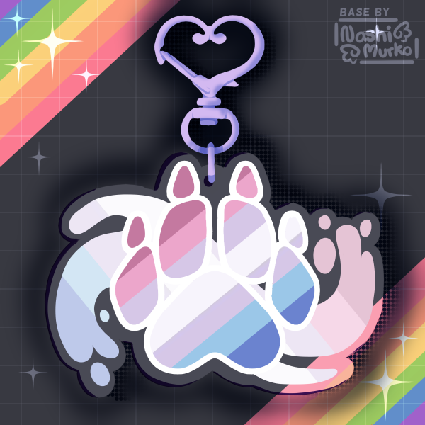 Bigender Furry Pride Paw