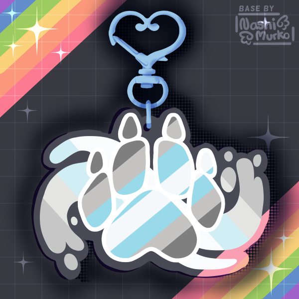 Demi Boy Furry Pride Paw