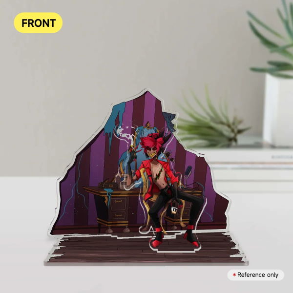 Alastor Hazbin hotel Double Insert Acrylic Standee