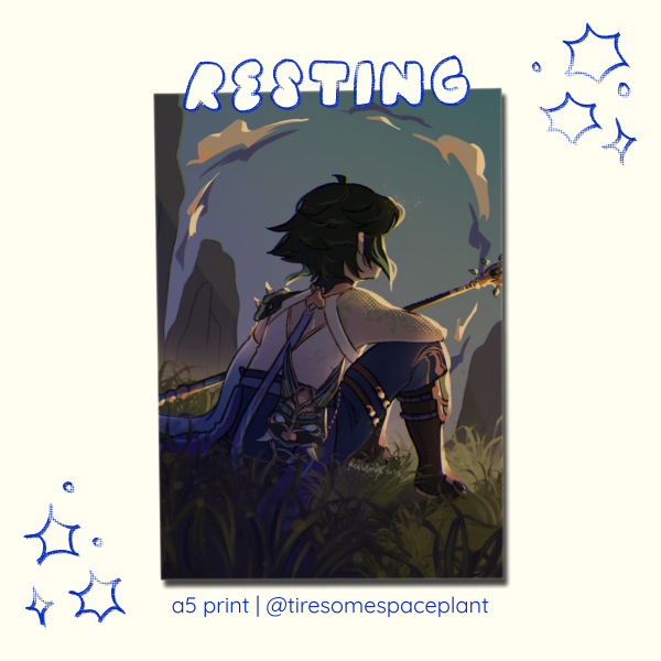Resting (A5 Print)