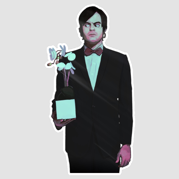 Bill Hader w/ plant - Sticker