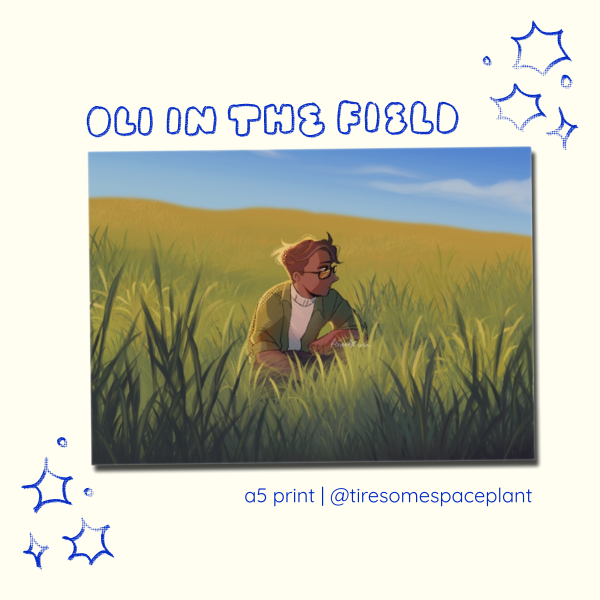 Oli in the Field (A5 Print)