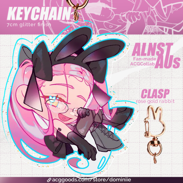 ALNST AUs - Bunny café Mizi Ი𐑼 7cm Acrylic Keychain