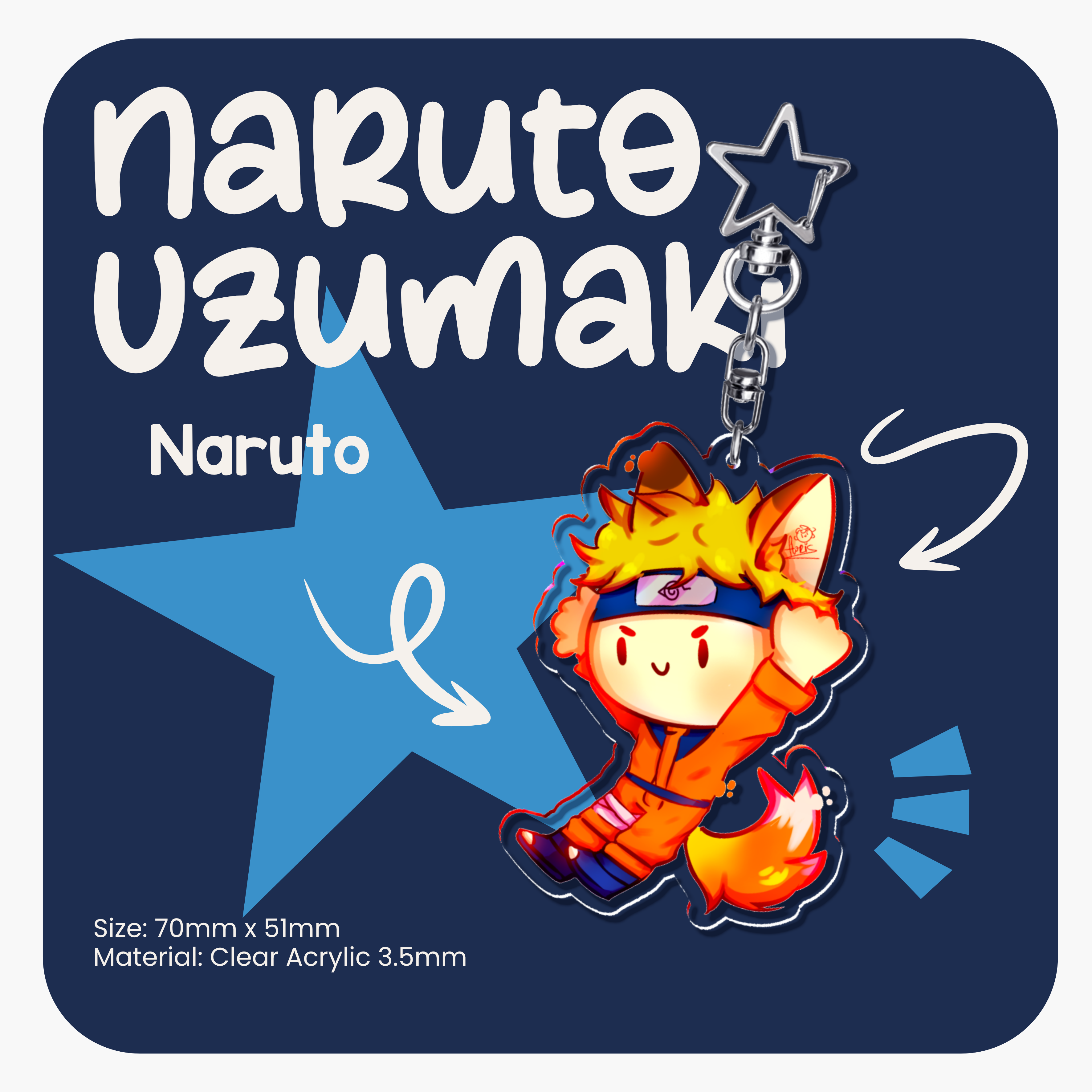 Naruto Uzumaki Keychain