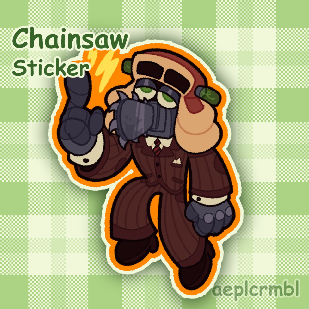 Chainsaw Consultant Sticker
