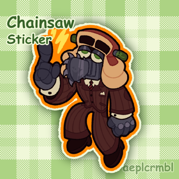 Chainsaw Consultant Sticker